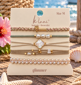 KLANI GLIMMER HAIR TIE/BRACELET  MEDIUM