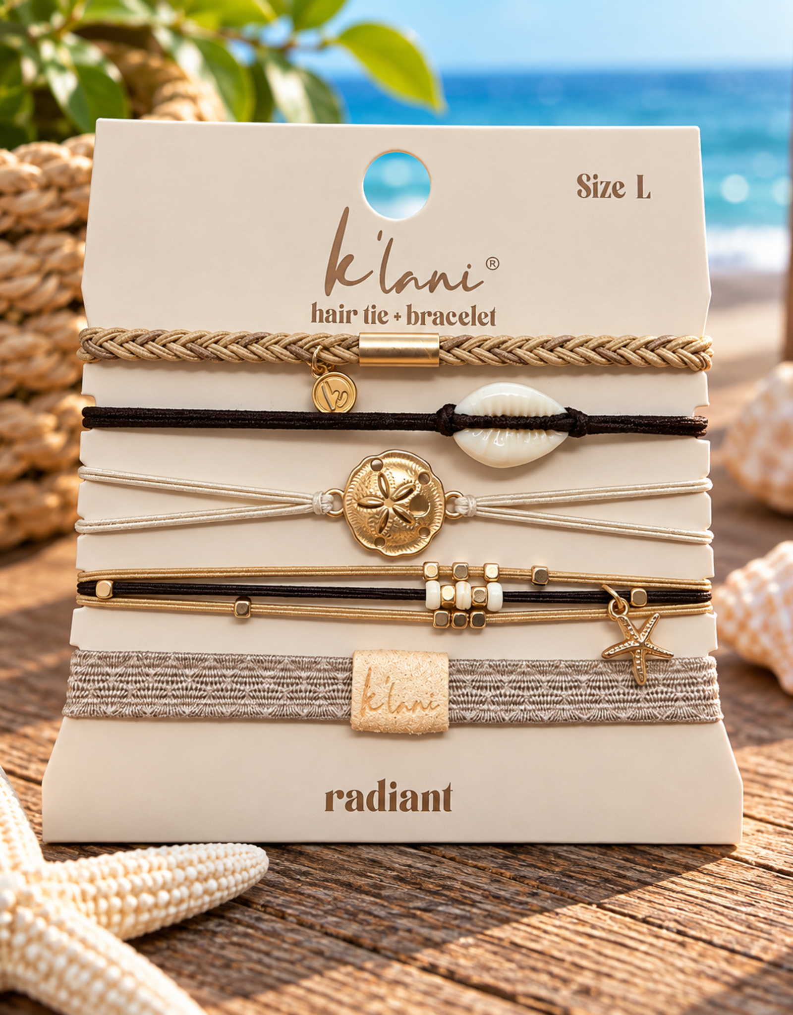 KLANI KL RADIANT HAIRTYE/BRACELET LARGE