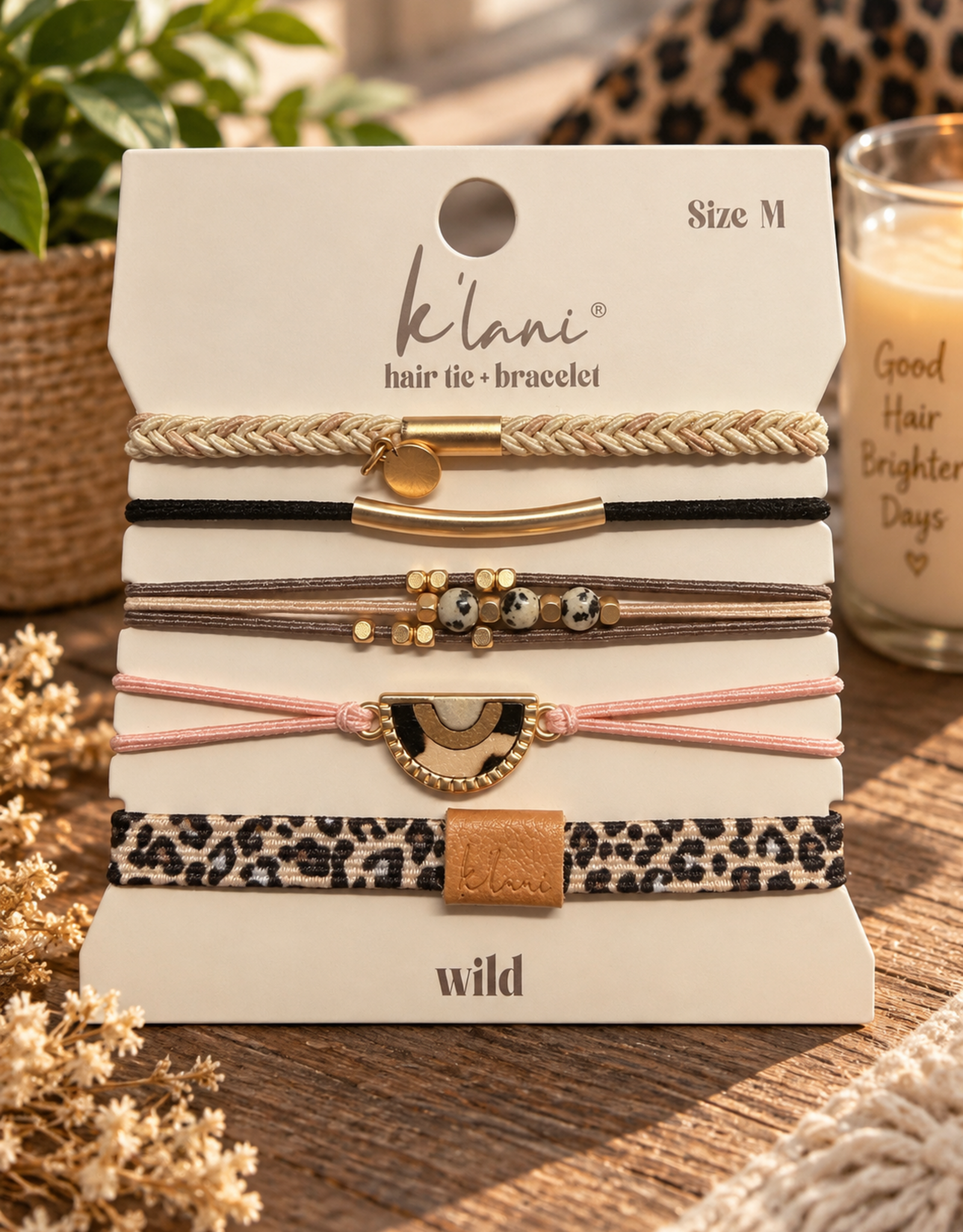 KLANI KL WILD HAIRTYE/BRACELET MEDIUM