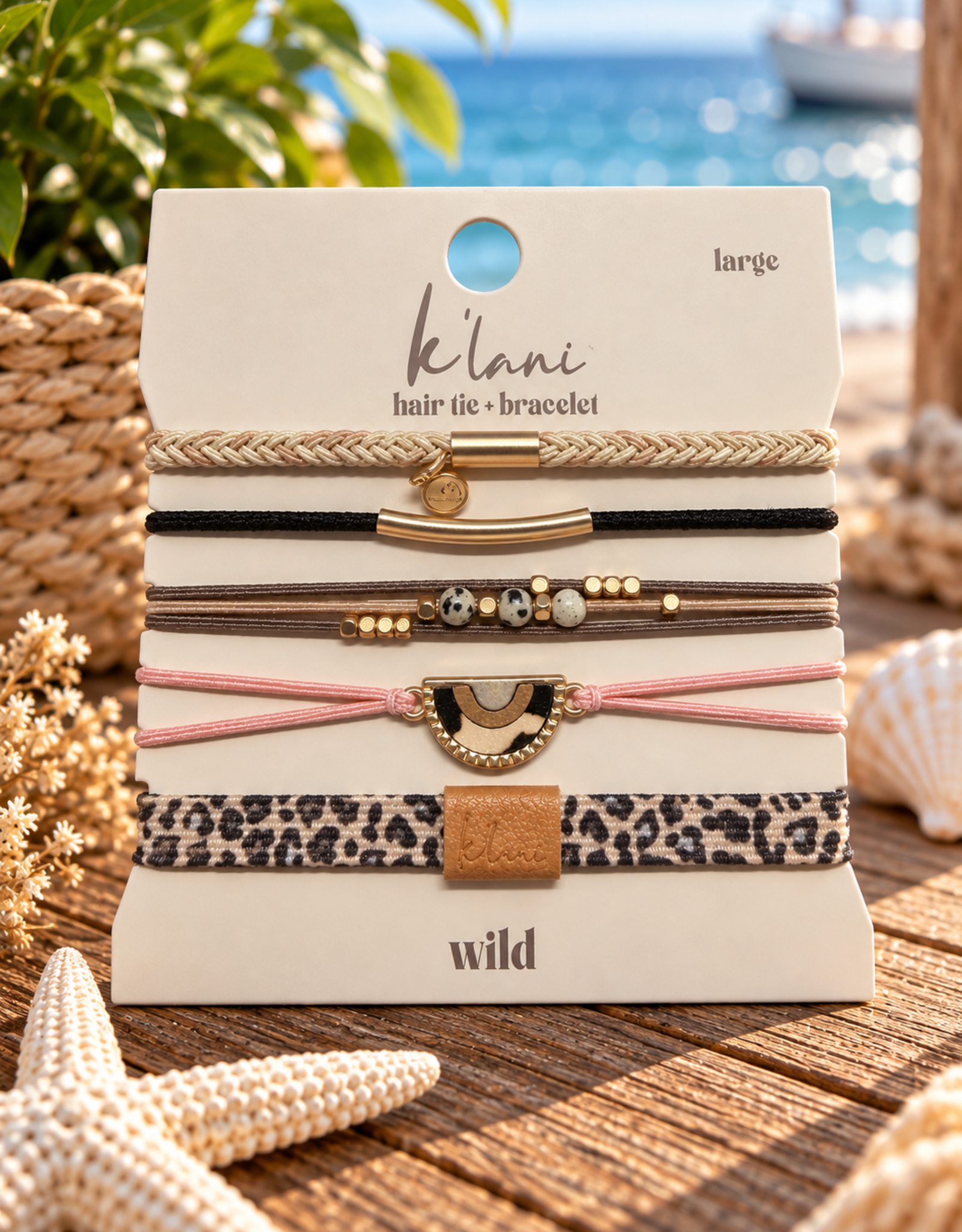 KLANI KL WILD HAIRTYE/BRACELET LARGE