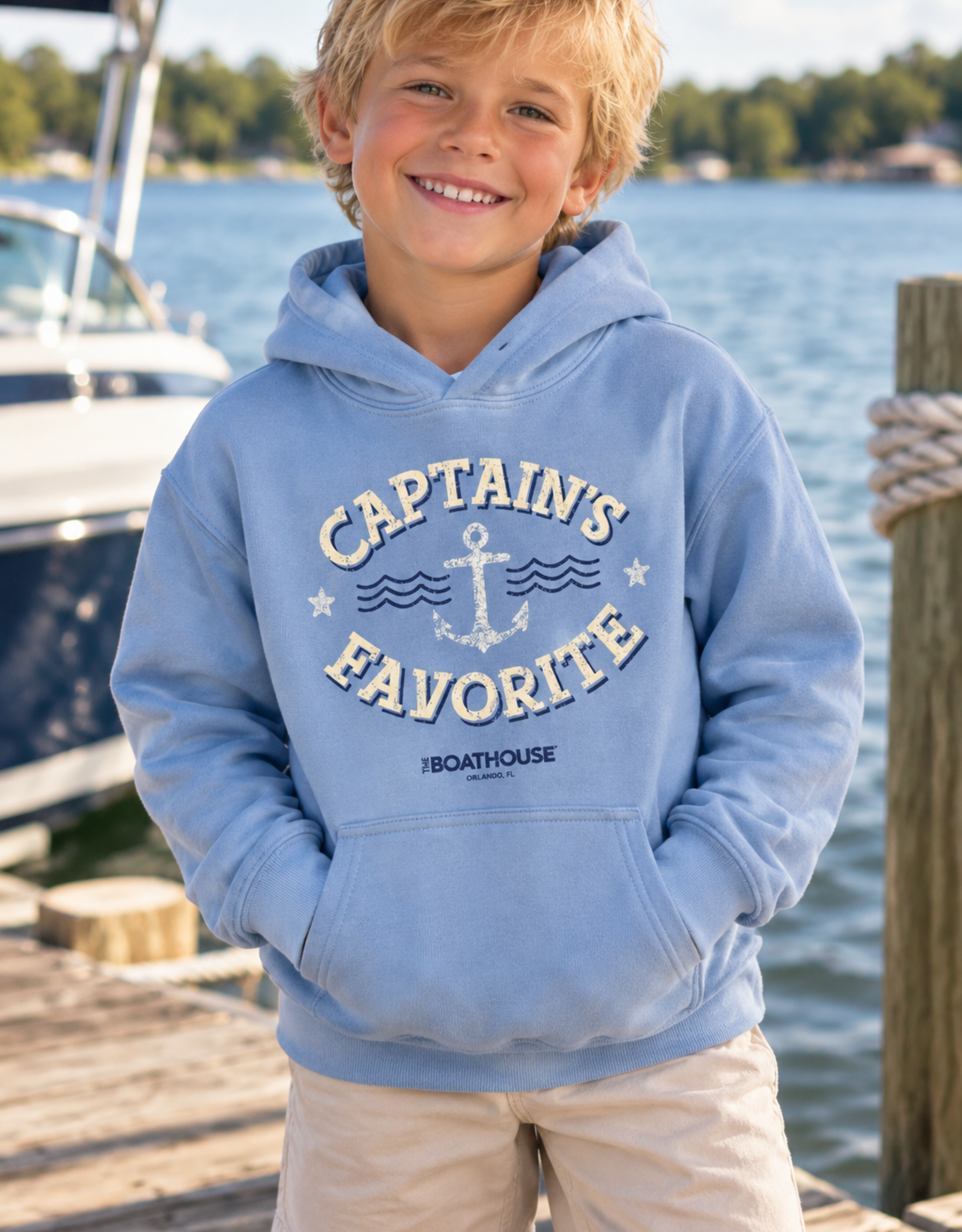 The Idea Girl BH CAPTAIN'S FAVORITE YOUTH HOODIE