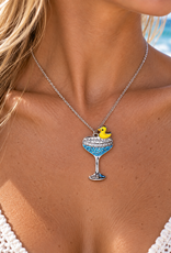 FLAIRCRAFT LIMITED DUCK DUCK RAZZ NECKLACE - STERLING SILVER