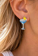 FLAIRCRAFT LIMITED DUCK DUCK RAZZ EARRINGS STERLING SILVER