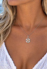 FLAIRCRAFT LIMITED COMPASS MINI NECKLACE WHITE