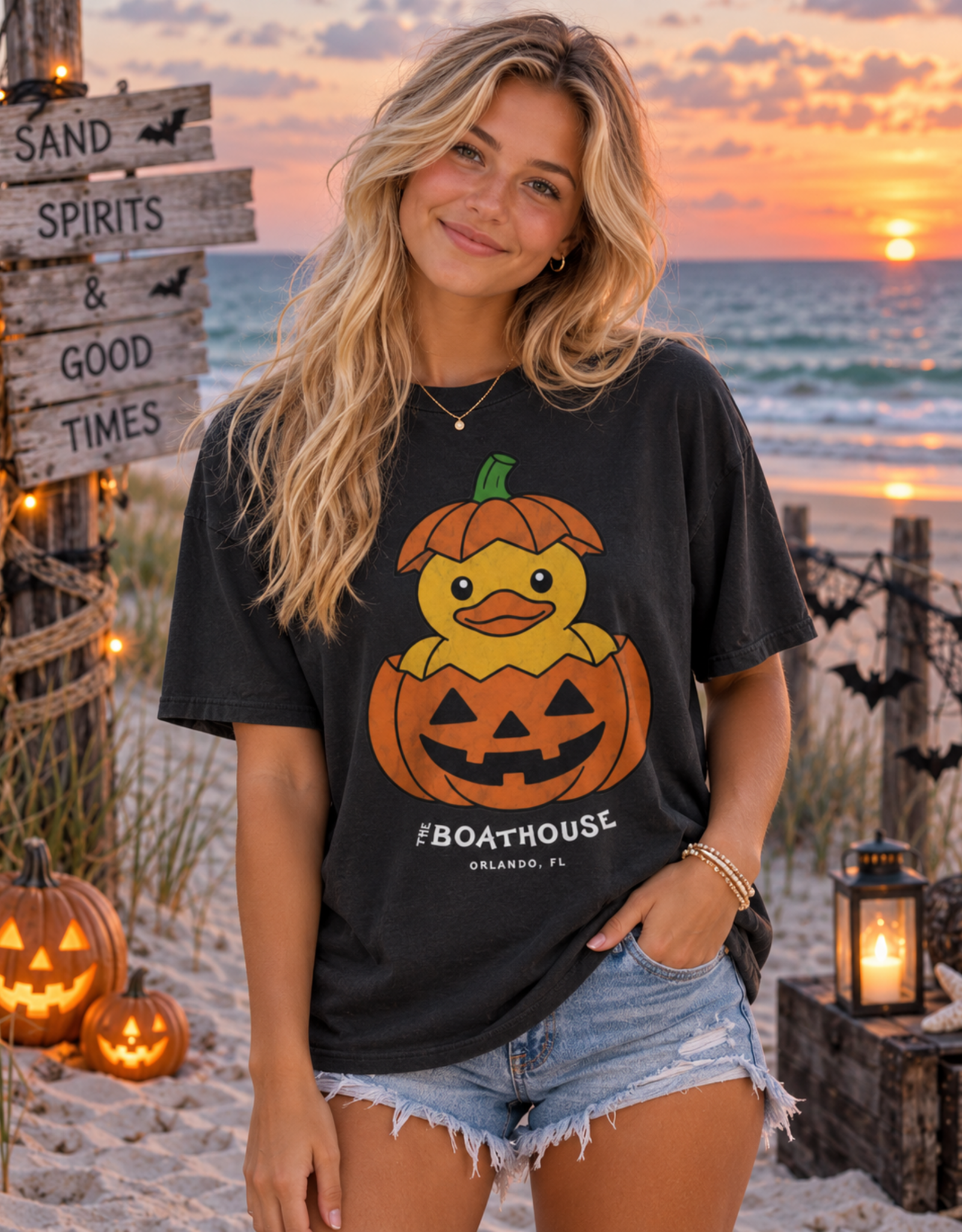 The Idea Girl   JACK O LANTERN TEE