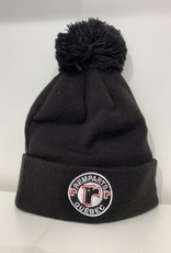 Tuque pompom noir - Logo