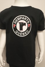 2ndskin T-shirt noir gros logo - bebe