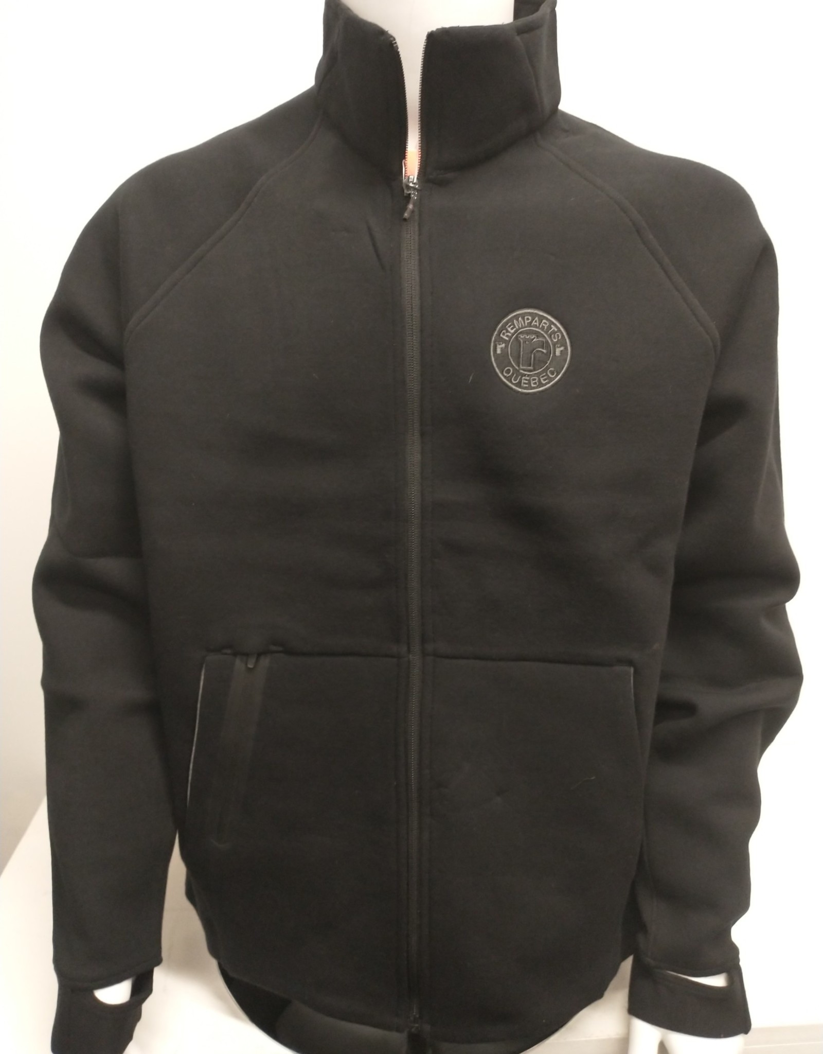 Veste Noir Zip Logo Noir