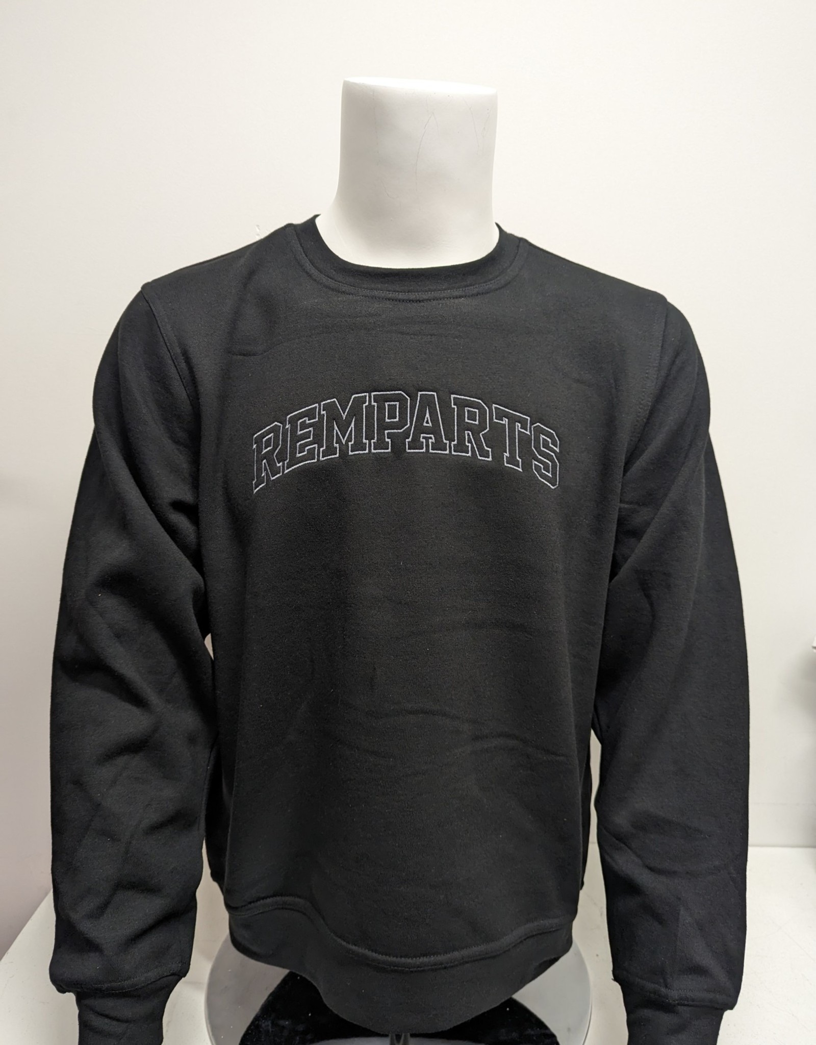 Crewneck Noir Brodé