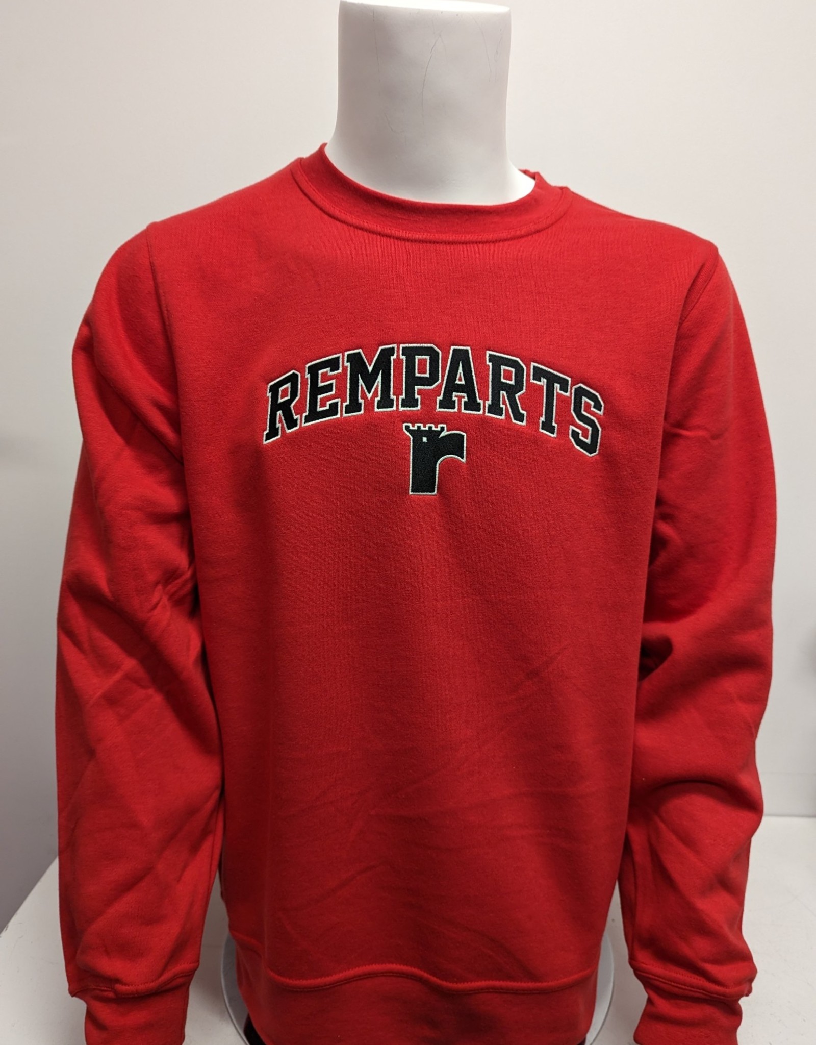 Crewneck Rouge Brodé Remparts