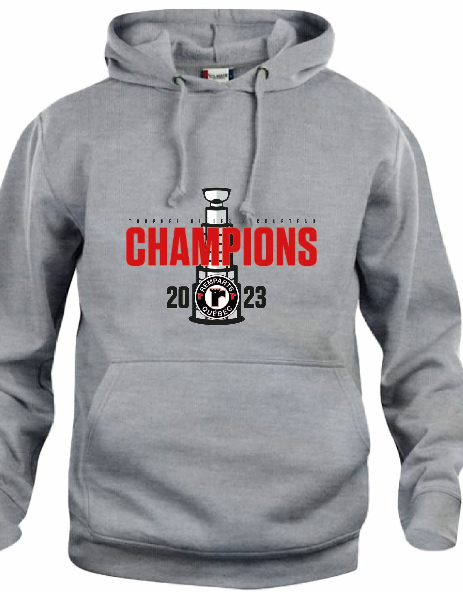 Hoodie Gris Champions 2023