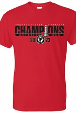 T-Shirt Rouge Enfant Champions 2023