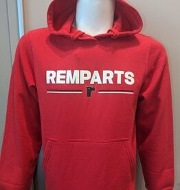 Hoodie Rouge Remparts Blanc