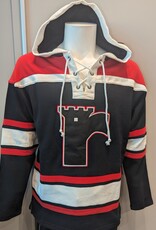 Hoodie Noir avec Lacets