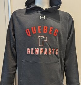 Hoodie Noir UA Quebec Remparts