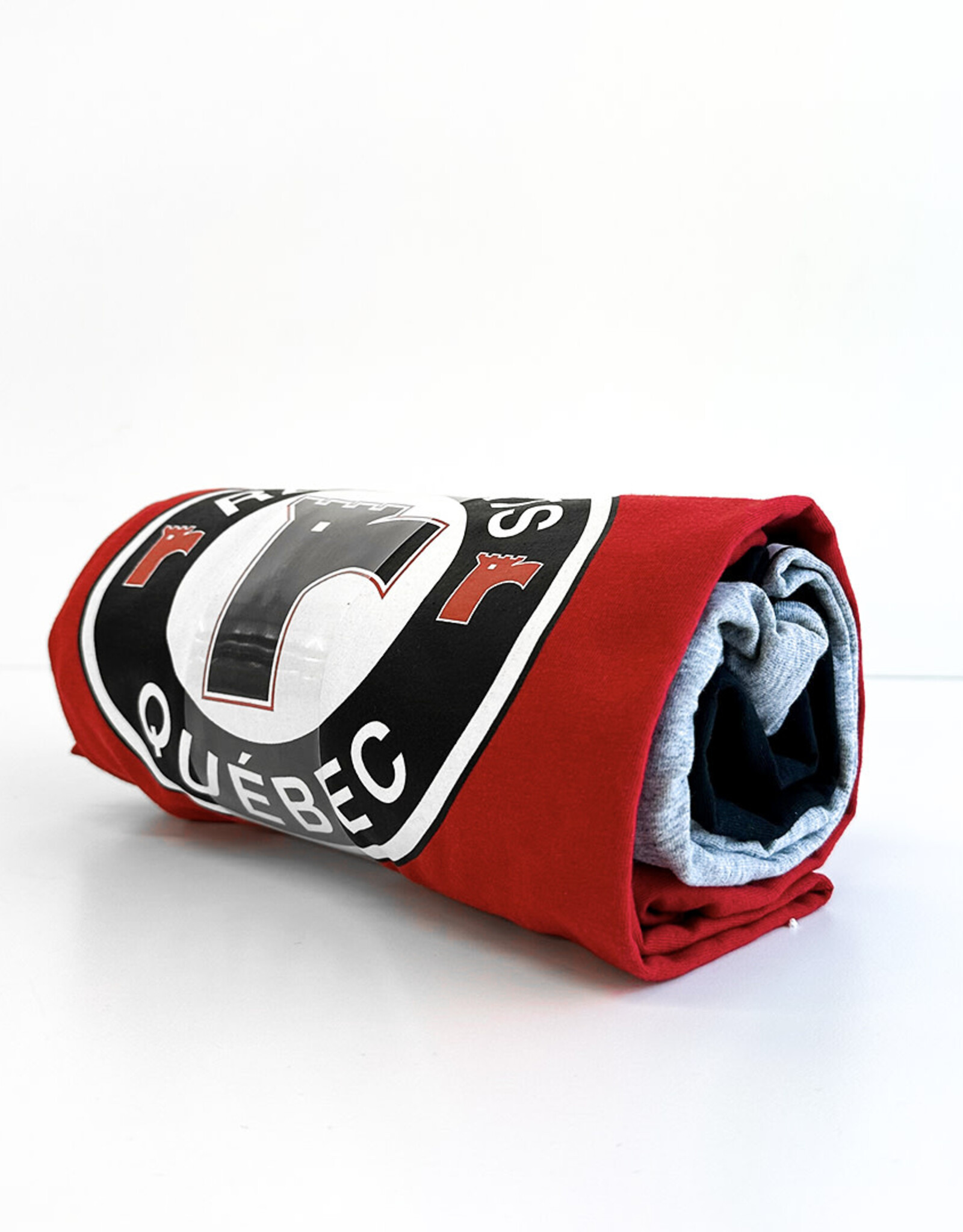 Bundle 3x T-shirt gros logo - Rouge/Noir/Gris - Adulte