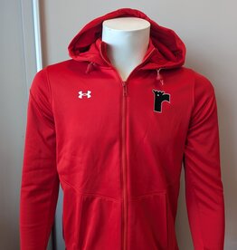 Hoodie Zip Rouge Homme