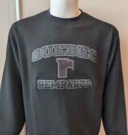 Crewneck Noir Twill Noir