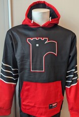 Hoodie Noir-Rouge  Sublime Logo R