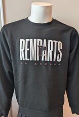 Crewneck Noir Remparts Blanc