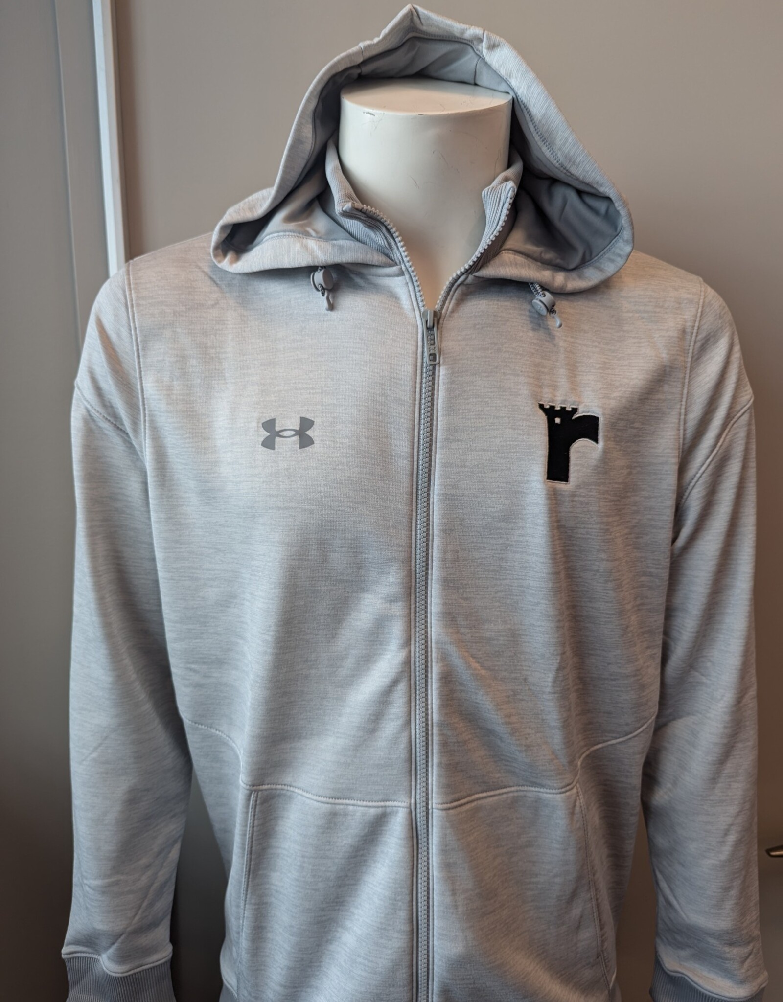 Hoodie Zip Gris Clair Homme