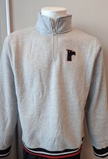 1/4 Zip Gris Cuff