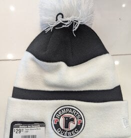 Tuque Blanche/Noire Logo