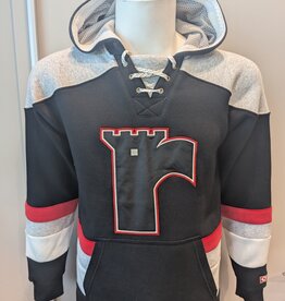 Hoodie Noir/Gris/Rouge CCM