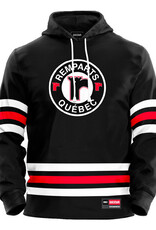 Hoodie Noir Sublime Ligné
