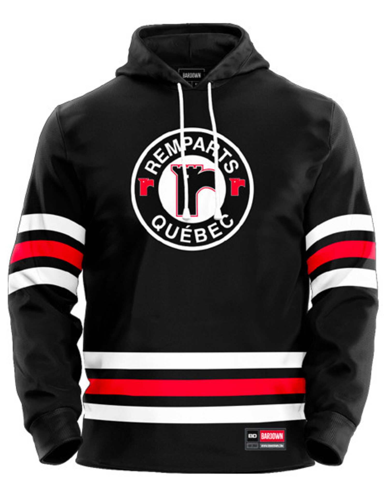 Hoodie Noir Sublime Ligné