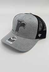 Casquette 47' Grise Filet Noir