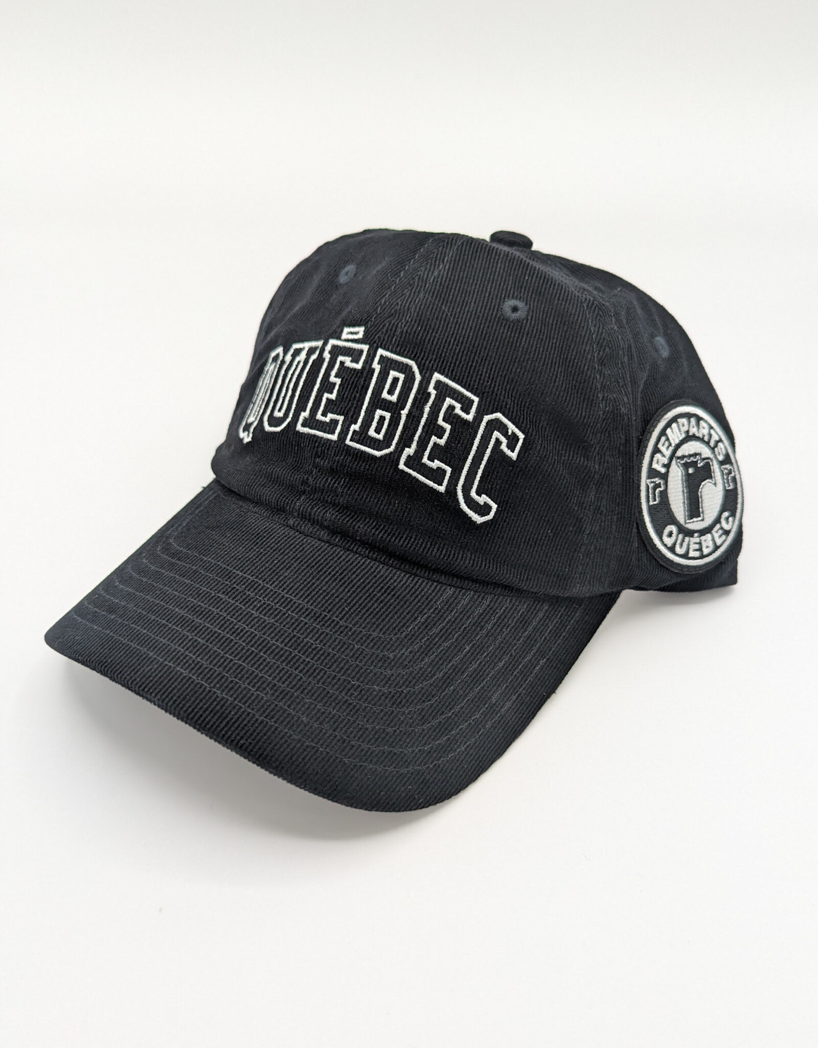Casquette Noir Corduroy CCM