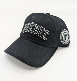 Casquette Noir Corduroy CCM