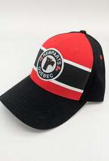 Casquette Noir-Rouge ligne