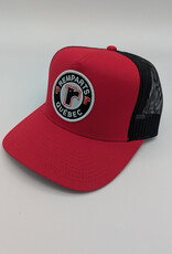Casquette Rouge Filet Noir