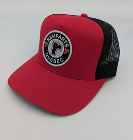 Casquette Rouge Filet Noir