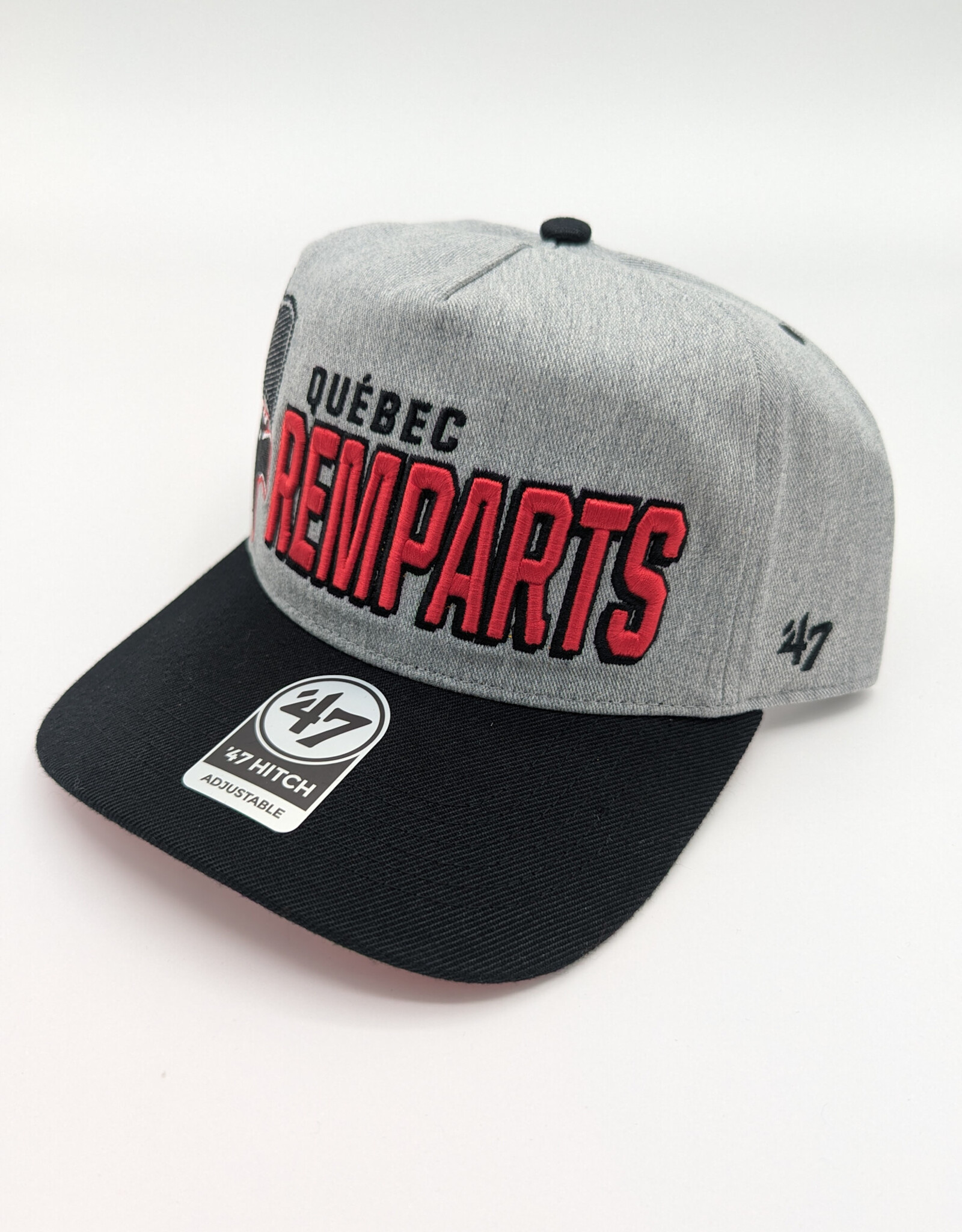 Casquette 47' Grise 3 Logos