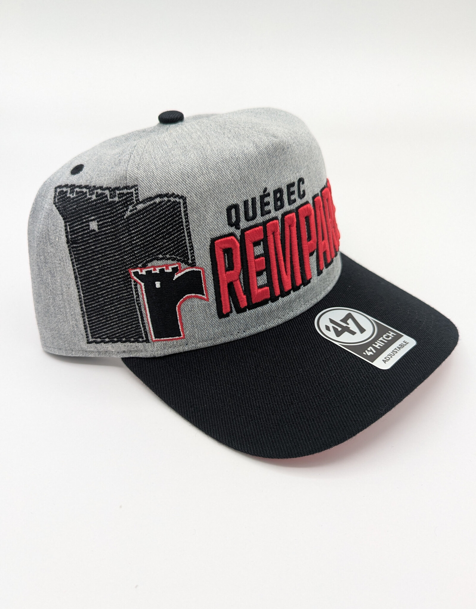 Casquette 47' Grise 3 Logos