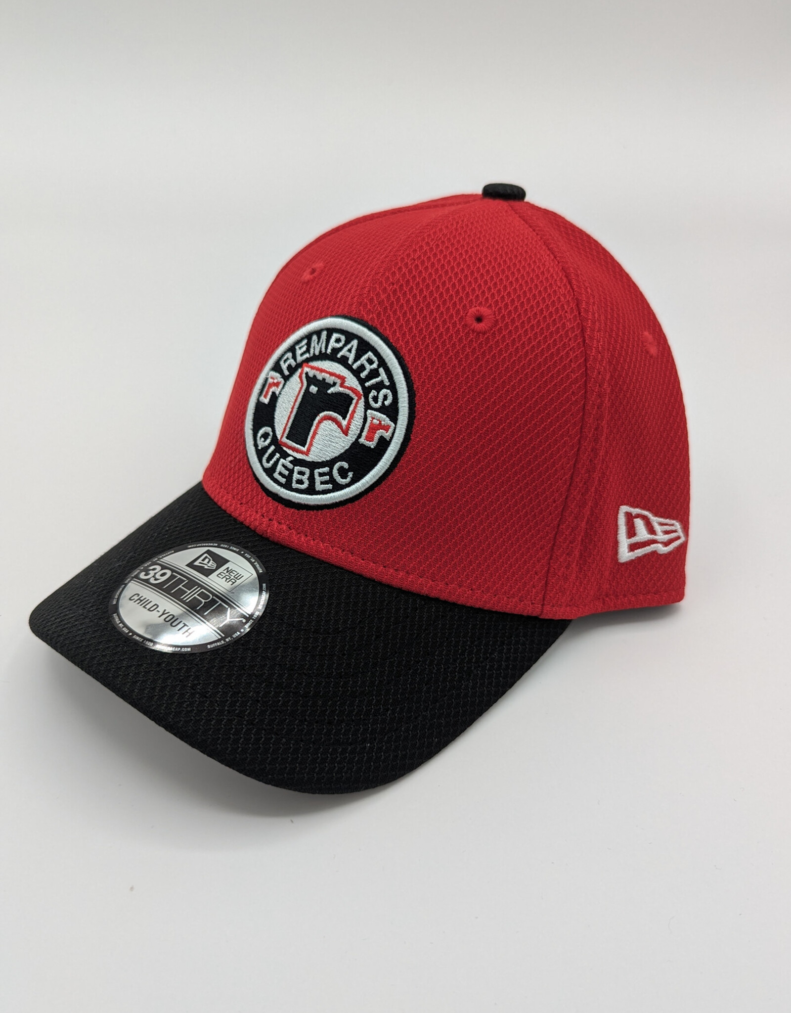 Casquette Enfant 3930 Flexfit Rouge et Noire