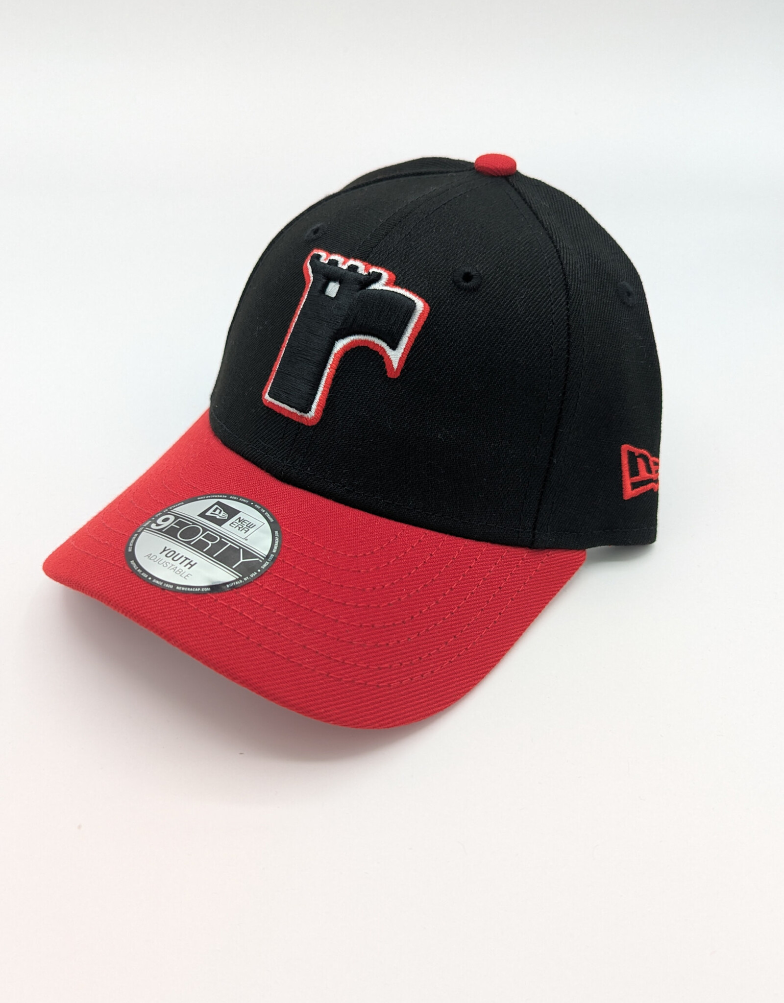 Casquette Enfant 940 Noire/Rouge logo R