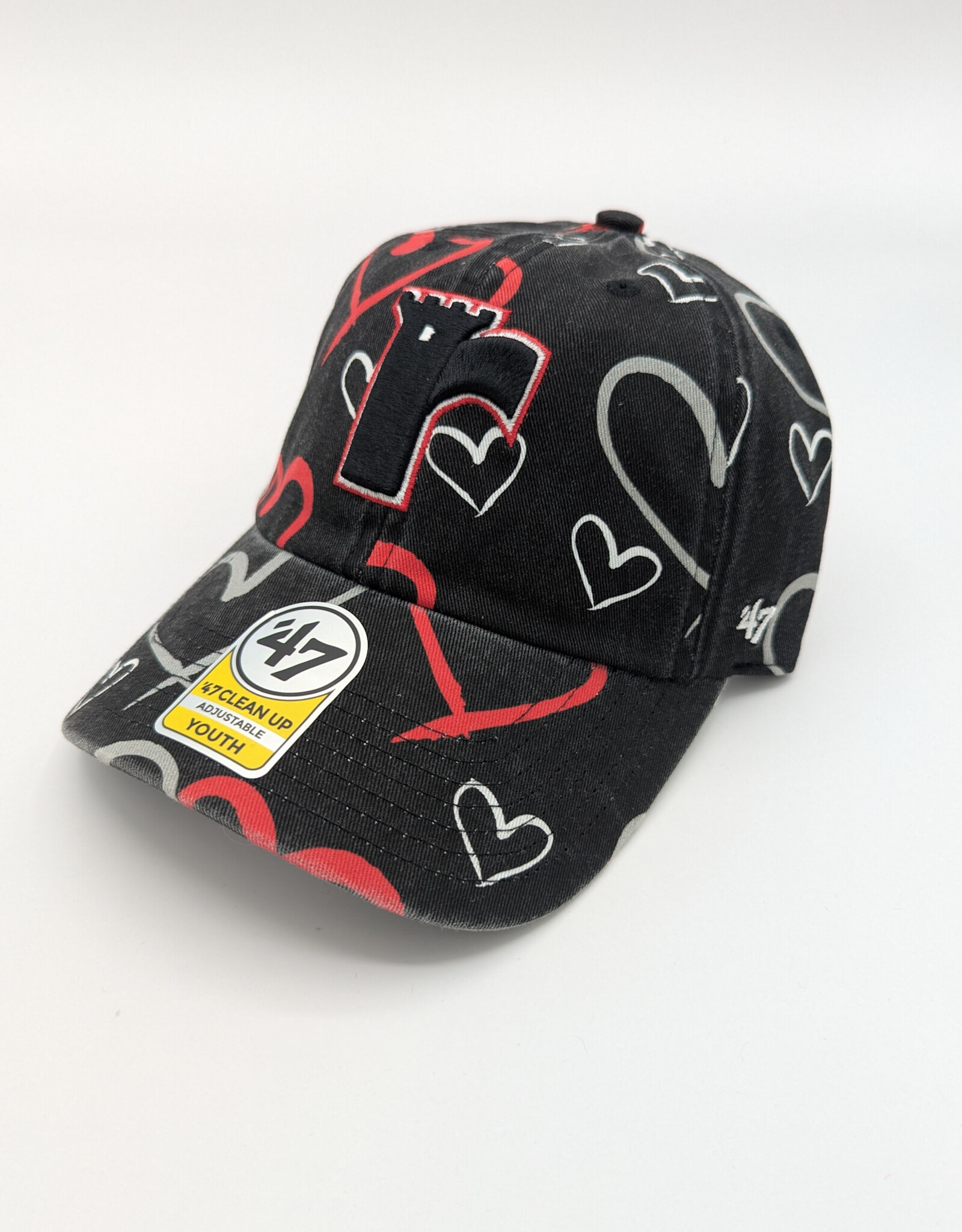 Casquette 47' Noir Coeur Enfant