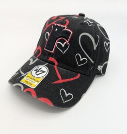 Casquette 47' Noir Coeur Enfant