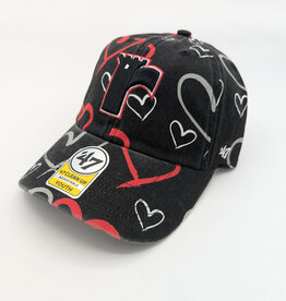 Casquette 47' Noire Coeur Enfant