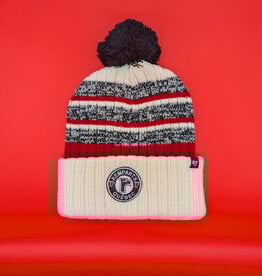 Tuque 47' Beige-Rouge-Grise