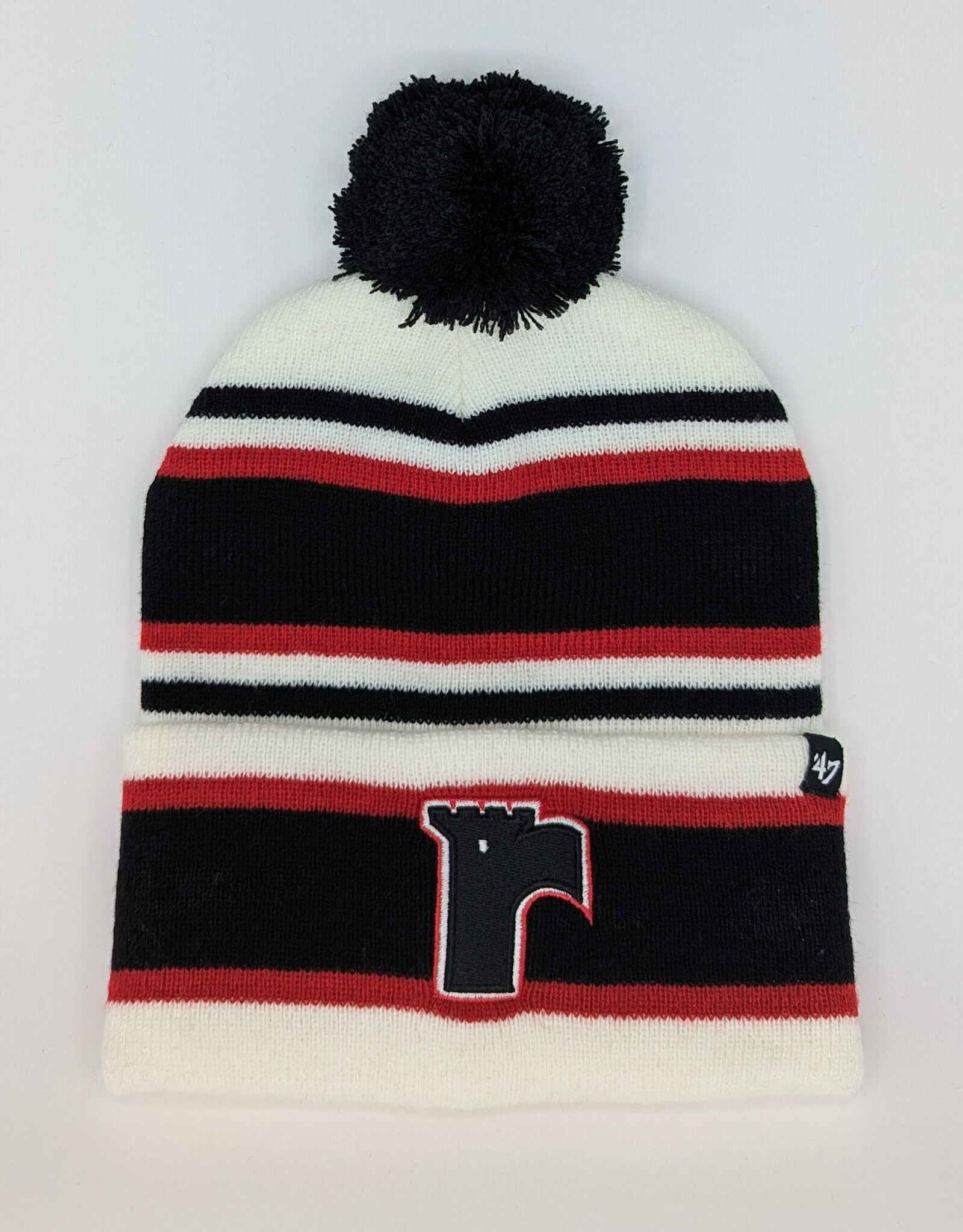 Tuque 47 Noir-Rouge-Blanc Enfant