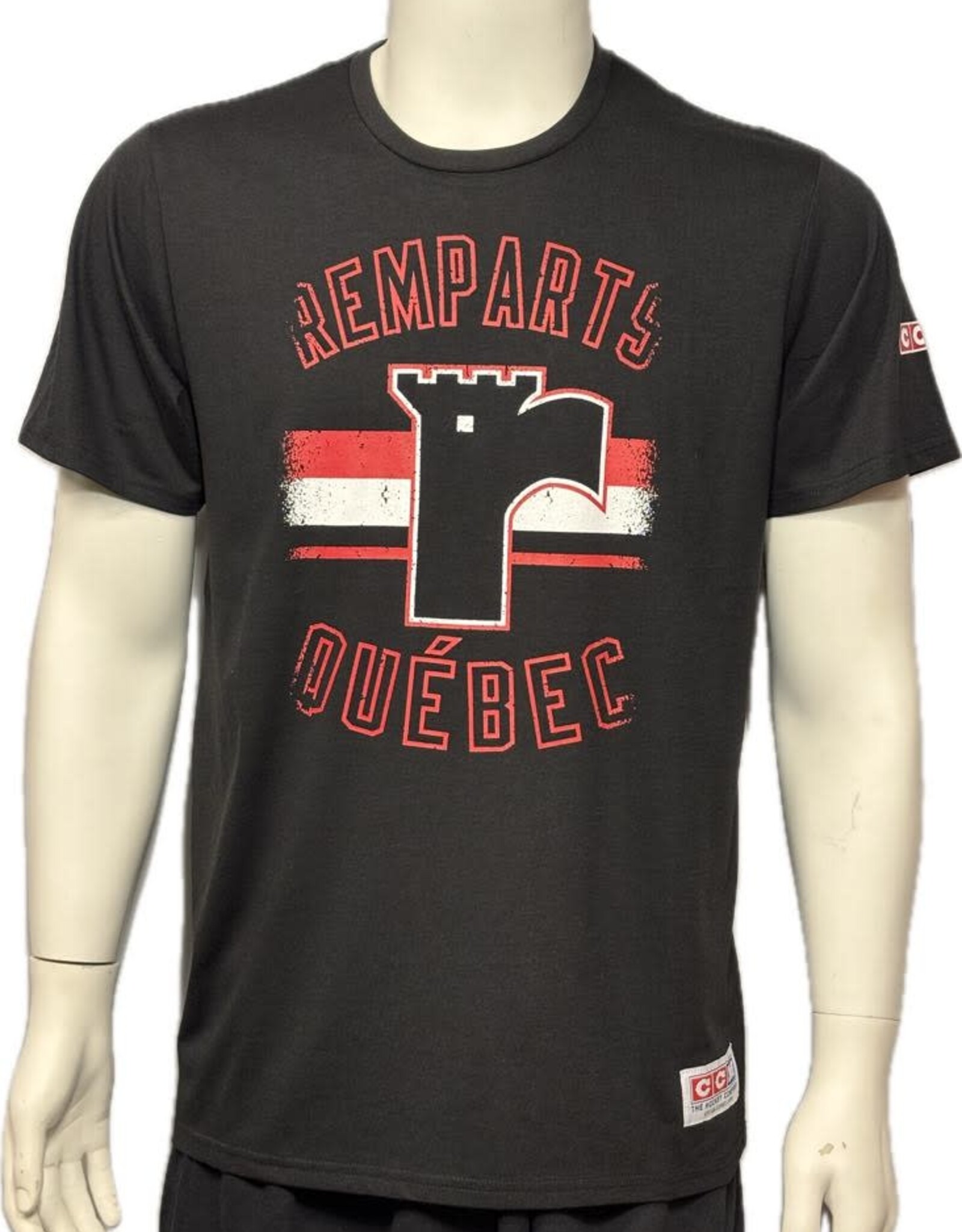 T-Shirt Noir CCM Logo R