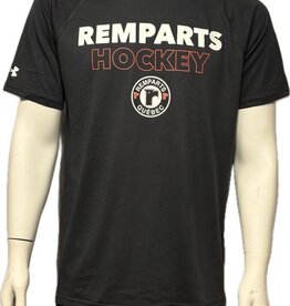 T-Shirt Noir UA Remparts Hockey