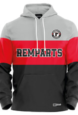 Hoodie Trois couleurs Gris