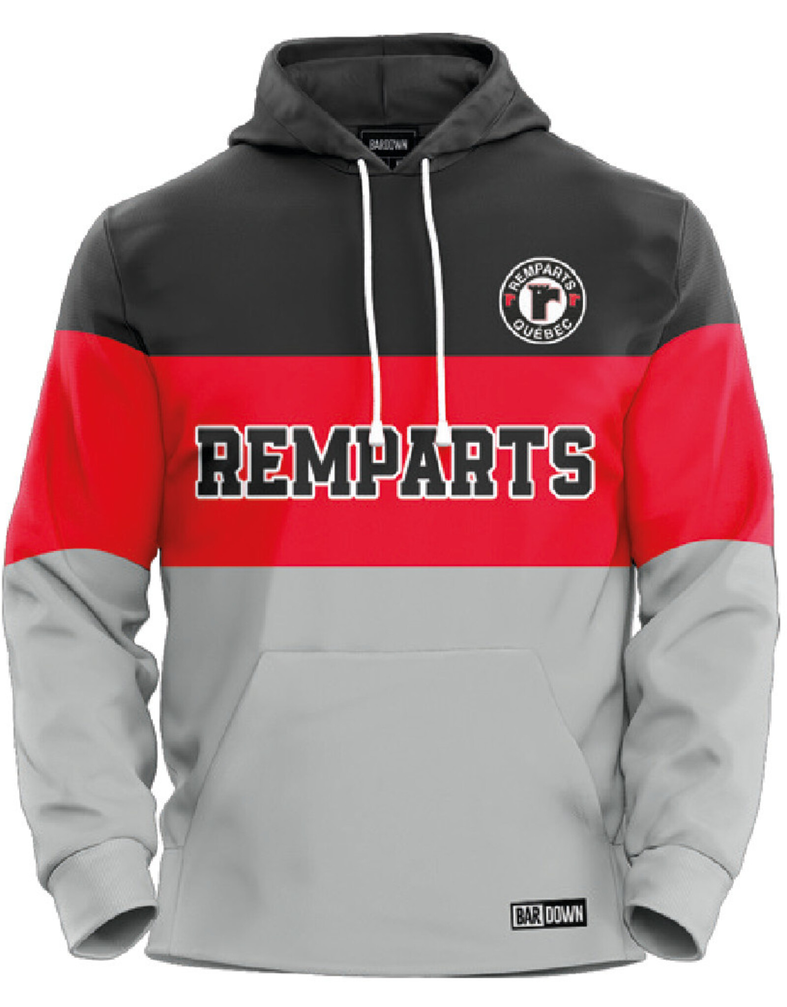 Hoodie Trois Couleurs Noir