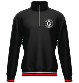 1/4 Zip Noir Cuff Enfant